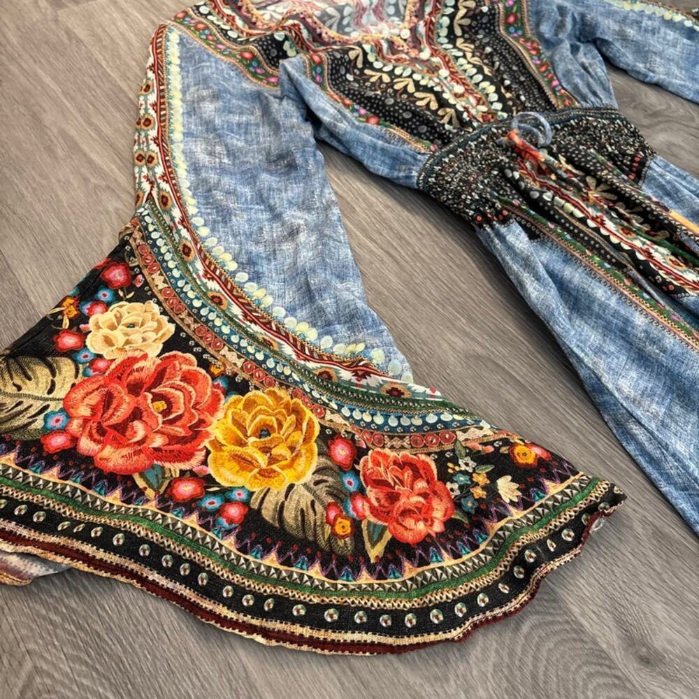 Farm Rio Rare Tukanas Women's Dress Size M Y2K - Picture 3 of 8